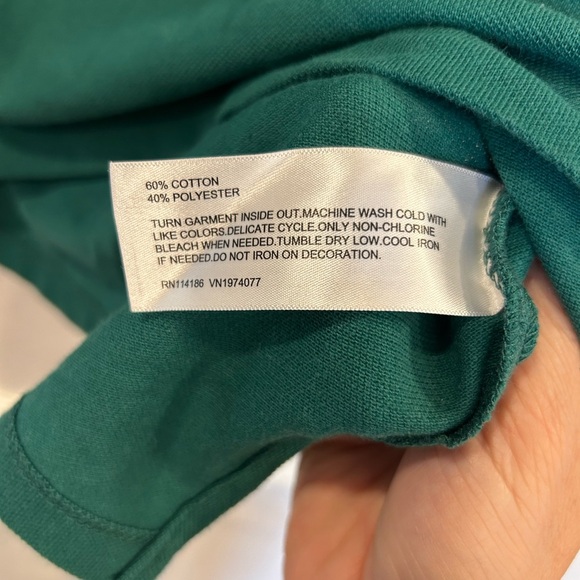 Prince pickleball green cropped t-shirt polo material size S - Picture 6 of 6